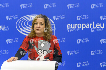 Pressekonferenz im Europäischen Parlament in Straßburg