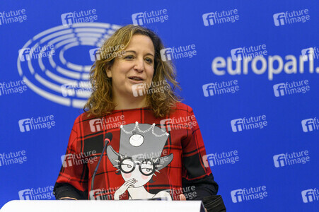 Pressekonferenz im Europäischen Parlament in Straßburg