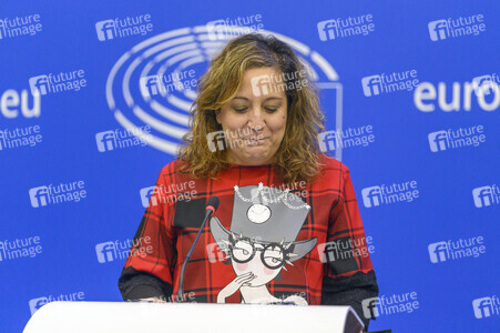 Pressekonferenz im Europäischen Parlament in Straßburg