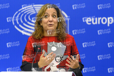 Pressekonferenz im Europäischen Parlament in Straßburg