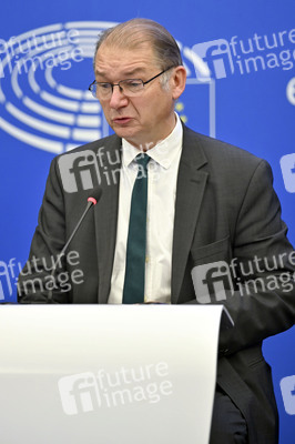 Pressekonferenz im Europäischen Parlament in Straßburg