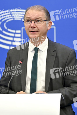 Pressekonferenz im Europäischen Parlament in Straßburg