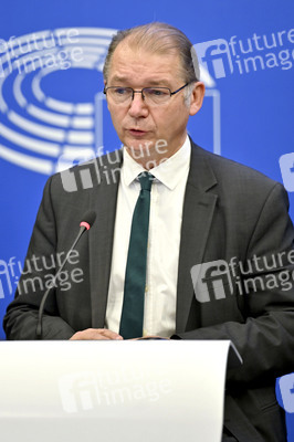 Pressekonferenz im Europäischen Parlament in Straßburg