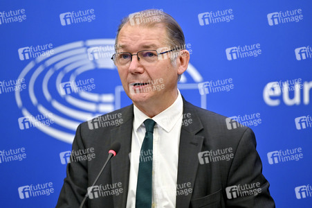 Pressekonferenz im Europäischen Parlament in Straßburg