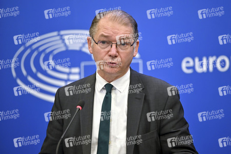 Pressekonferenz im Europäischen Parlament in Straßburg