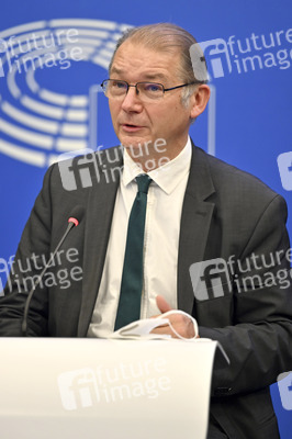 Pressekonferenz im Europäischen Parlament in Straßburg