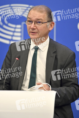 Pressekonferenz im Europäischen Parlament in Straßburg