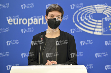 Pressekonferenz im Europäischen Parlament in Straßburg
