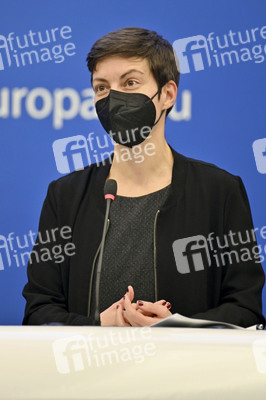 Pressekonferenz im Europäischen Parlament in Straßburg