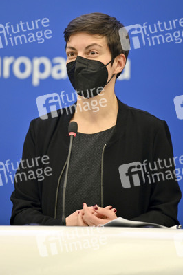 Pressekonferenz im Europäischen Parlament in Straßburg