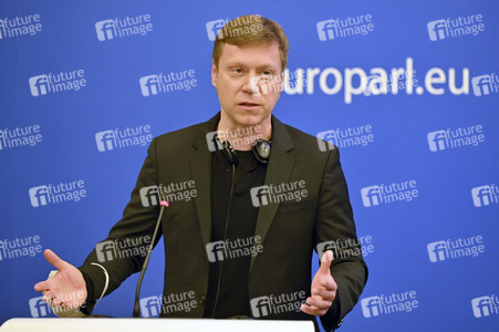 Pressekonferenz im Europäischen Parlament in Straßburg