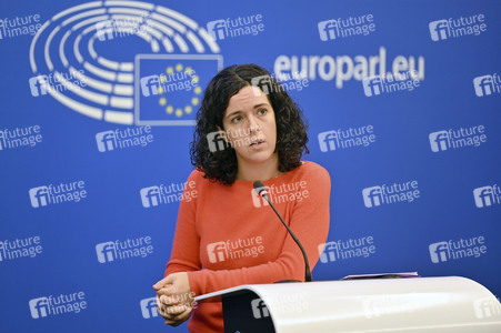 Pressekonferenz im Europäischen Parlament in Straßburg