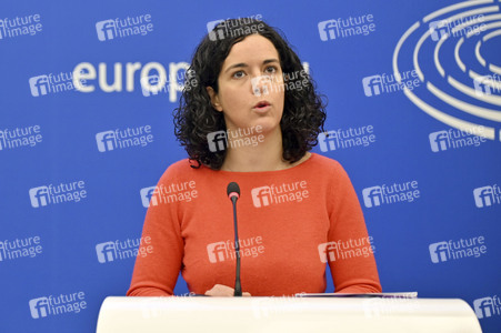 Pressekonferenz im Europäischen Parlament in Straßburg