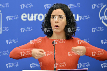 Pressekonferenz im Europäischen Parlament in Straßburg