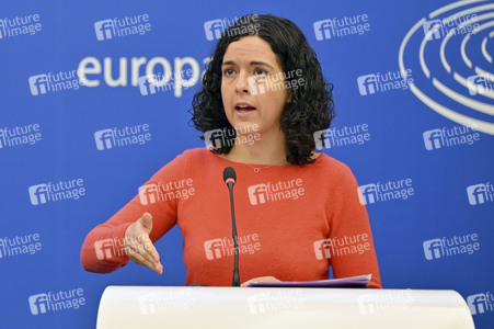 Pressekonferenz im Europäischen Parlament in Straßburg