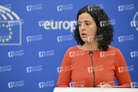Pressekonferenz im Europäischen Parlament in Straßburg