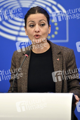 Pressekonferenz im Europäischen Parlament in Straßburg