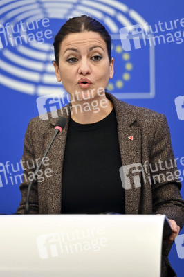 Pressekonferenz im Europäischen Parlament in Straßburg