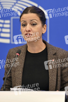 Pressekonferenz im Europäischen Parlament in Straßburg