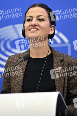 Pressekonferenz im Europäischen Parlament in Straßburg