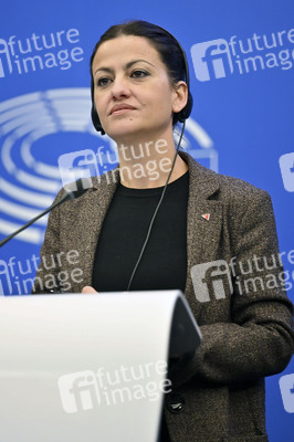 Pressekonferenz im Europäischen Parlament in Straßburg