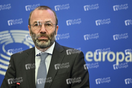 Pressekonferenz im Europäischen Parlament in Straßburg