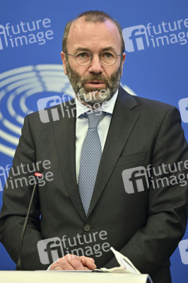 Pressekonferenz im Europäischen Parlament in Straßburg