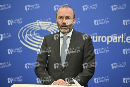 Pressekonferenz im Europäischen Parlament in Straßburg