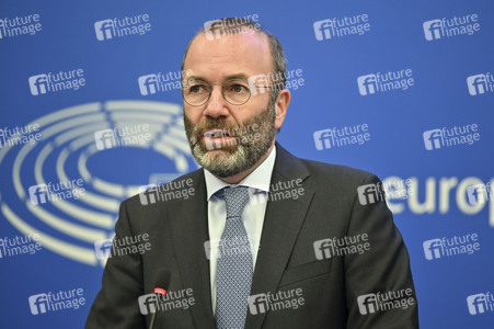 Pressekonferenz im Europäischen Parlament in Straßburg