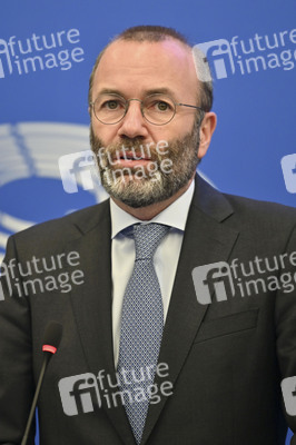 Pressekonferenz im Europäischen Parlament in Straßburg