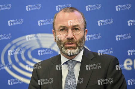 Pressekonferenz im Europäischen Parlament in Straßburg