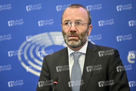 Pressekonferenz im Europäischen Parlament in Straßburg