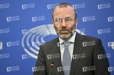 Pressekonferenz im Europäischen Parlament in Straßburg