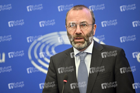 Pressekonferenz im Europäischen Parlament in Straßburg