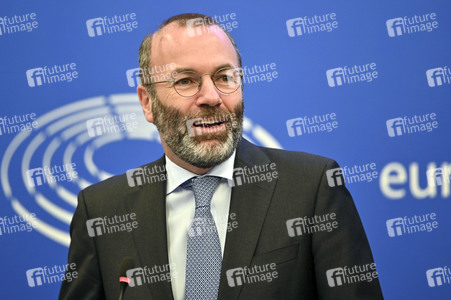 Pressekonferenz im Europäischen Parlament in Straßburg