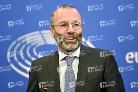 Pressekonferenz im Europäischen Parlament in Straßburg