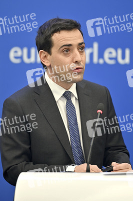 Pressekonferenz im Europäischen Parlament in Straßburg