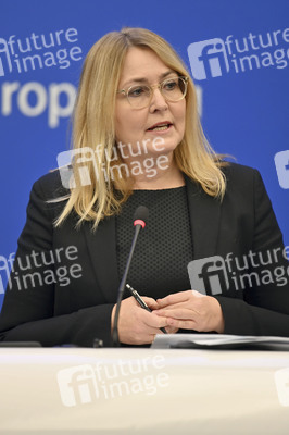 Pressekonferenz im Europäischen Parlament in Straßburg