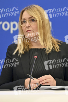 Pressekonferenz im Europäischen Parlament in Straßburg