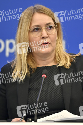 Pressekonferenz im Europäischen Parlament in Straßburg