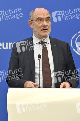 Pressekonferenz im Europäischen Parlament in Straßburg