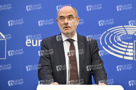 Pressekonferenz im Europäischen Parlament in Straßburg