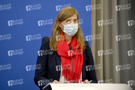Pressekonferenz im Europäischen Parlament in Straßburg