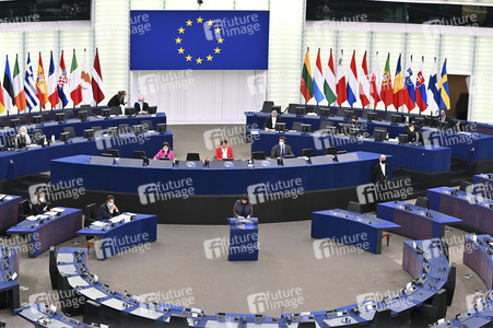 Plenartagung im Europäischen Parlament in Straßburg