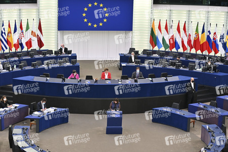 Plenartagung im Europäischen Parlament in Straßburg