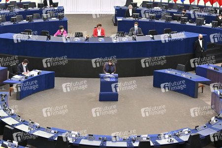 Plenartagung im Europäischen Parlament in Straßburg