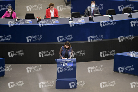 Plenartagung im Europäischen Parlament in Straßburg