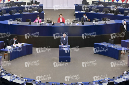 Plenartagung im Europäischen Parlament in Straßburg