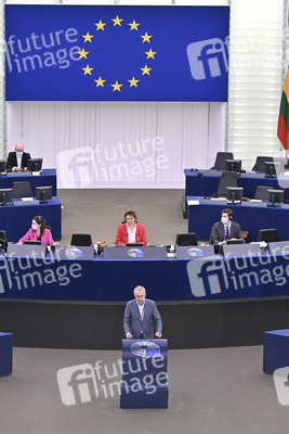 Plenartagung im Europäischen Parlament in Straßburg