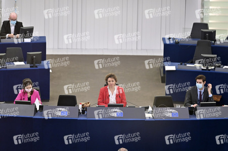 Plenartagung im Europäischen Parlament in Straßburg